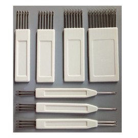 Generic 7 x Transfer Comb 4.5mm Standard Gauge Needles for Wool Yarn Brother Knitting Machine KH840 KH860 Silver