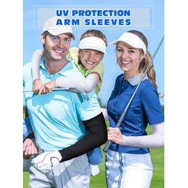 Hicarer 10 pares de mangas de protección solar para brazos, manga deportiva de compresión para baloncesto, correr, ciclismo, Color básico