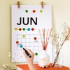 EUZUXU Pack of 3520 Shiny Colourful Circle Dot Stickers Sparkle