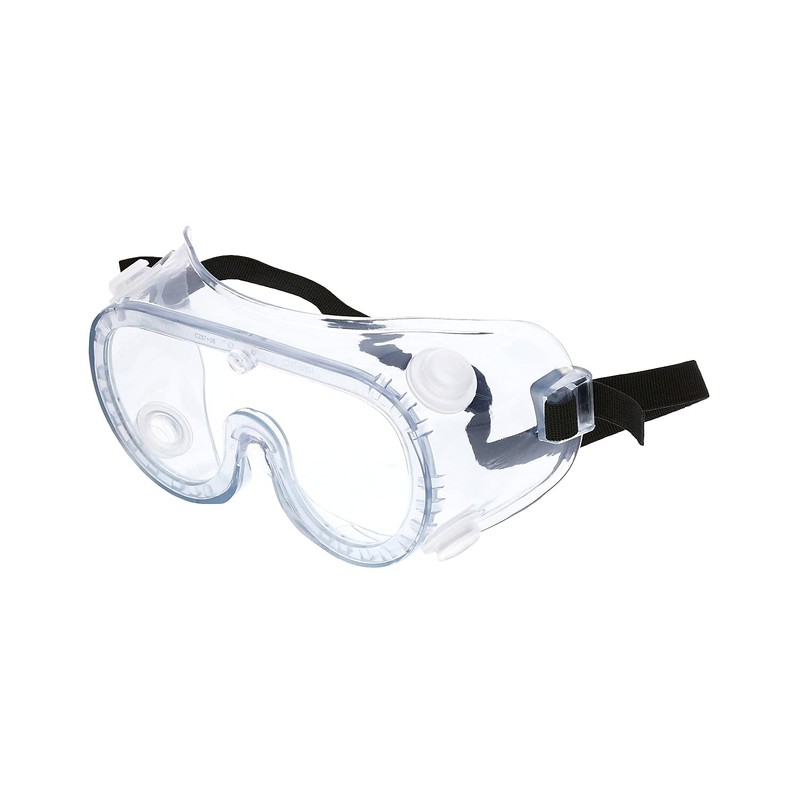 Crews 2230R Chemical Safety Goggles, Clear Lens