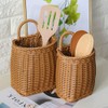 Alipis Hanging Basket Woven Wall Hanging Storage Basket Wall Mounted