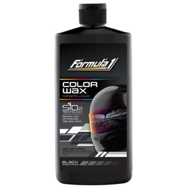 Formula 1 Sio2 Ceramic Liquid Wax Coating for Car Paint, Black, Provides Shine, Deep Gloss, and High Protection, Scratch & Swirl Mark Filler, Car Detailing Supplies, Post Polishing Wax for Cars, 16 oz