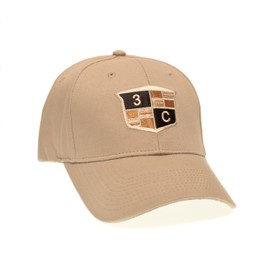Charlie C3 Seal Team Platoon Bradley Cooper Movie Cap Hat Fitted Khaki (US, Alpha, Medium, Large, Khaki)