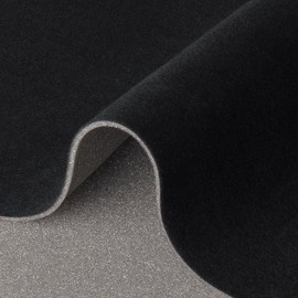 Headliner Fabric with Foam Backing - Automotive Roof Replacement Headliner Material for Car, SUV, Pickup, RV Interior Repair DIY 60"x54" (Black)