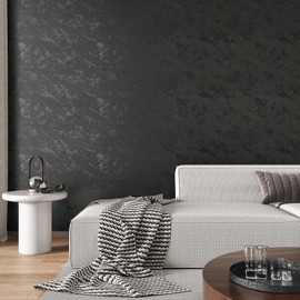 Dark Gray Concrete Wallpaper Peel and Stick Countertops Self Adhesive Industrial Cement Contact Paper Vintage Textured Wallpaper Roll for Kitchen Bathroom Accent Walls Home Decor 11.8"x118"