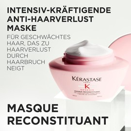 Kérastase Strengthening Hair Mask for Brittle and Damaged Hair, Restorative and Effective Against Hair Loss, Masque Reconstituant, Genesis, 200 ml