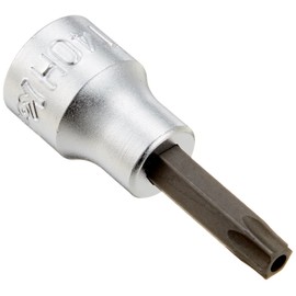 Yamashita Industrial Research Laboratory Koken 3/8 (9.5 mm) SQ. Anti-bulking Torx Bit Socket, Total Length 2.0 inches (50 mm), T40H 3025.50-T40H