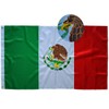 Embroidered Mexico Mexican Flag bandera mexicana 3x5FT -Double Stitched Sewn