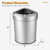 S AFSTAR Corner Trash Can 16 Gallon/60 L, Kitchen Garbage