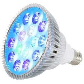 ABI 23W Tuna Blue LED Bulb Coral Reef Optimized Spectrum 11-Band PAR38