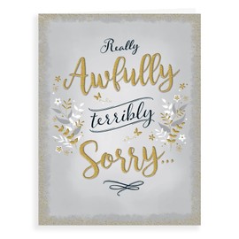 Piccadilly Greetings Modern Sorry Card Sorry - 8 x 6 inches