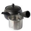 Landscape.com Tokoname Ware Teapot, 10.1 fl oz (310 ml), Black,