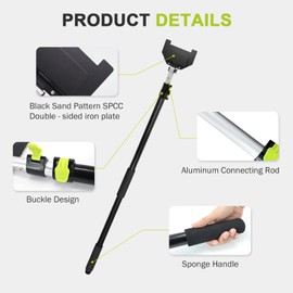 HUAALIUCHE 8 Foot Extension Handle for Board Corner Protector, Foldable & Pre-Assembled Cargo Load Corner Protector V Edge Guards Handle, 1Pack (Ready-to-Use Design)