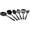 BELLA Cookware Set, 12 Piece Pots and Pans with Utensils,