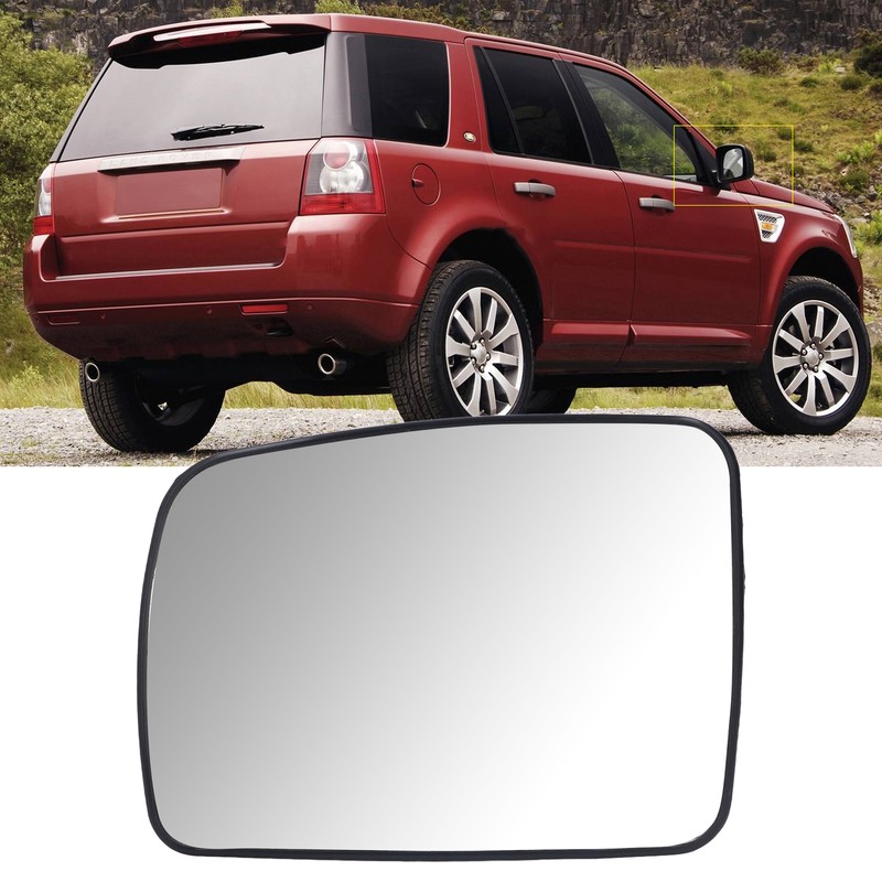 Side Mirror Glass with Heating Function Replacement for Land Rover