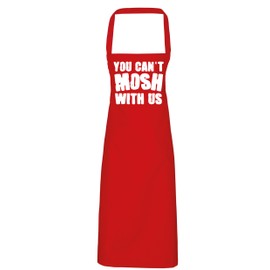 Hippowarehouse You can't mosh with us Apron kitchen cooking painting DIY onesize adult