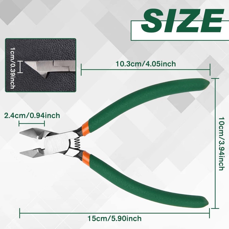 GOLD DEER 45 Angled Diagonal Pliers for Flush Cut Plastics