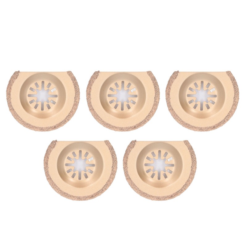 5Pcs Oscillating Saw Blade Semicircle 64mm Multitool Blade Carbide for