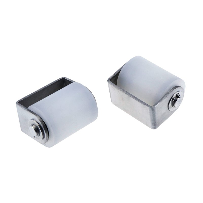 Coshar Slide Gate Guide Roller with Post Welded Bracket 1.6"