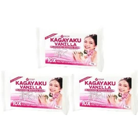 Kagayaku Vanilla Whipped Soap D' Original 3 bars 75g each
