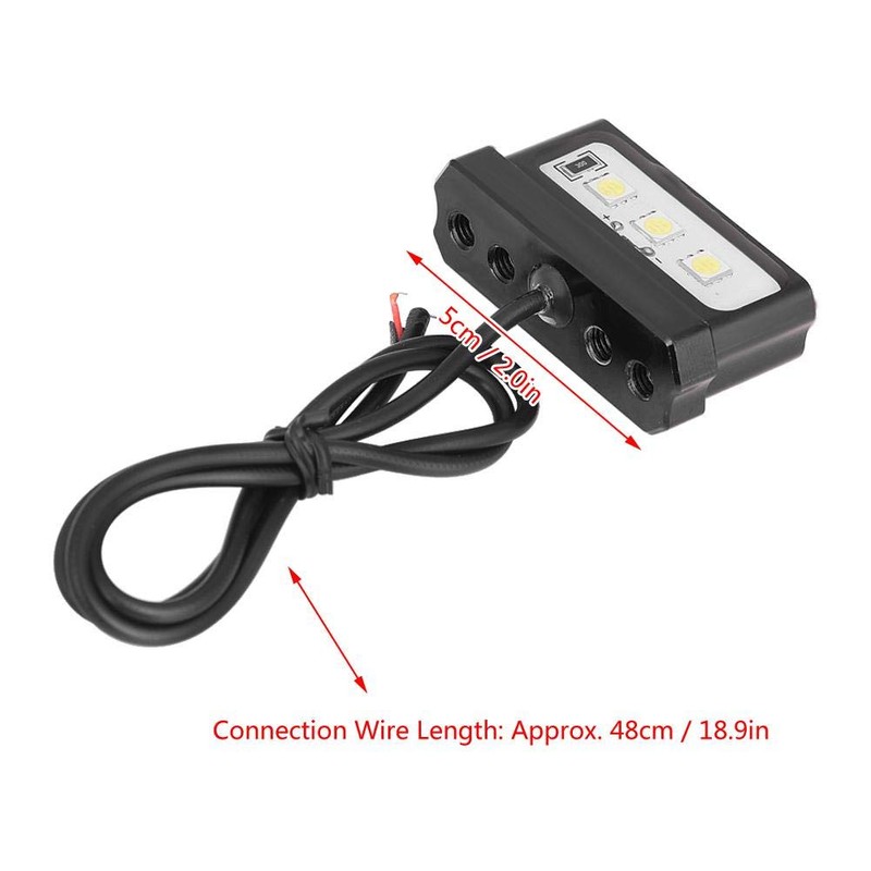 Universal Motorcycl License Plate Tail LED Light for All Motorcycle