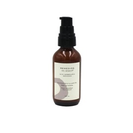 Remedios del Bosque Desmaquillante Natural con Agua de Rosas y Aceite de Almendras, Leche Hidratante y Limpiadora para Piel Seca, Grasa y Mixta.      