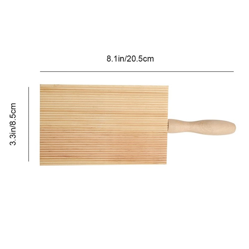 Pasta Maker Gnocchi Board Wooden Butter Paddles for Kneading Dough
