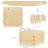 Morikuru (Morikuru) Lid-Attached 1 Go Masu, Cypress, Made in Japan,
