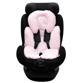 KAKIBLIN Infant Car Seat Insert, Baby Carseat Head & Body Support for Newborn, 2-in-1 Reversible Baby Car Seat Cushion, Soft Stroller Cushion Insert for Baby Car Seats, Bouncer, Strollers, Swing