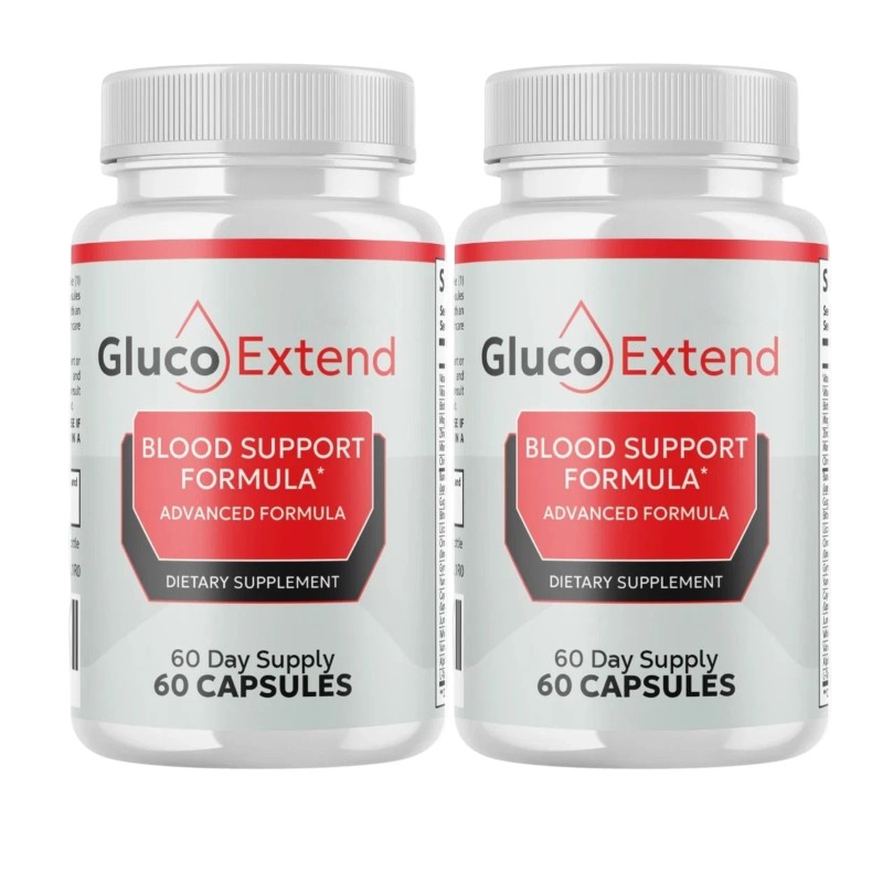 GlucoExtend 2-Pack Gluco Extend Blood Support, GlucoExtend Glyco Support -