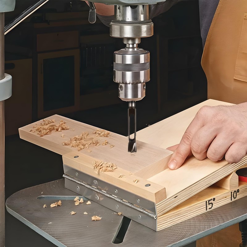 SWAWIS Dowel Tenon Drill Diameter 8 mm, High Carbon Tenon