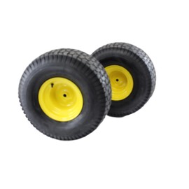 (Set of 2) 20x10.00-8 Tires & Wheels 2 Ply for Lawn & Garden Mower Turf Tires