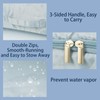 PACIOCEAN Duvet Storage Bag Organiser,Ultra Space Saving Self Compression Organizer,Clothes