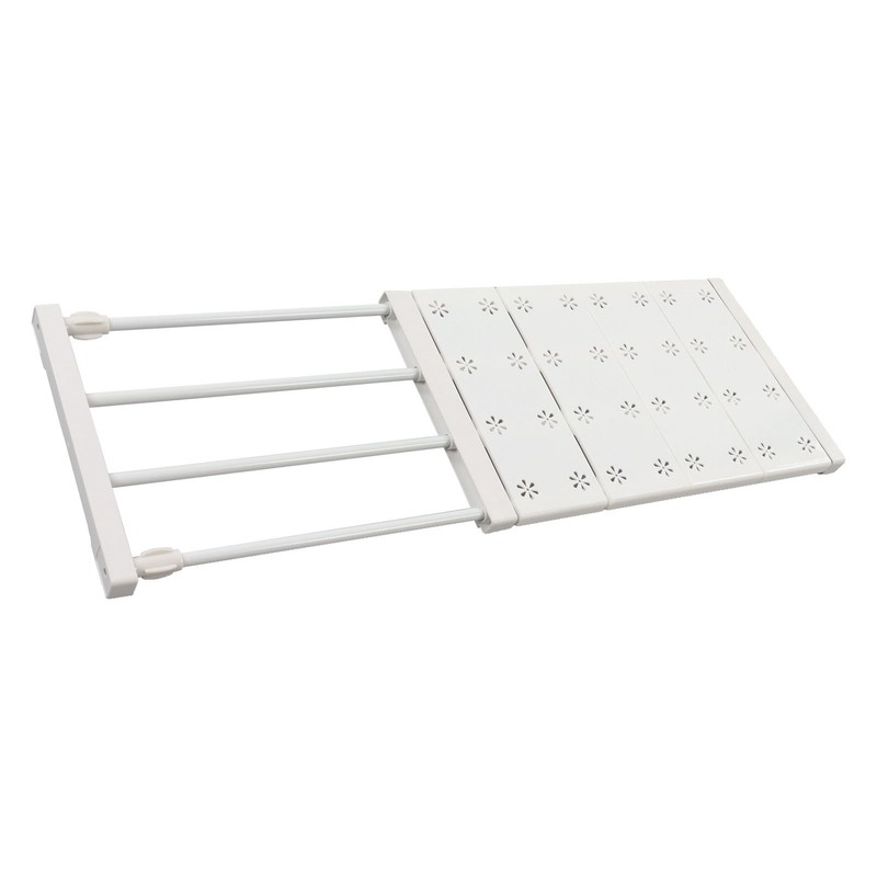 Wardrobe Partition Board Storage Extendable Rod Space Saving Layered Partition