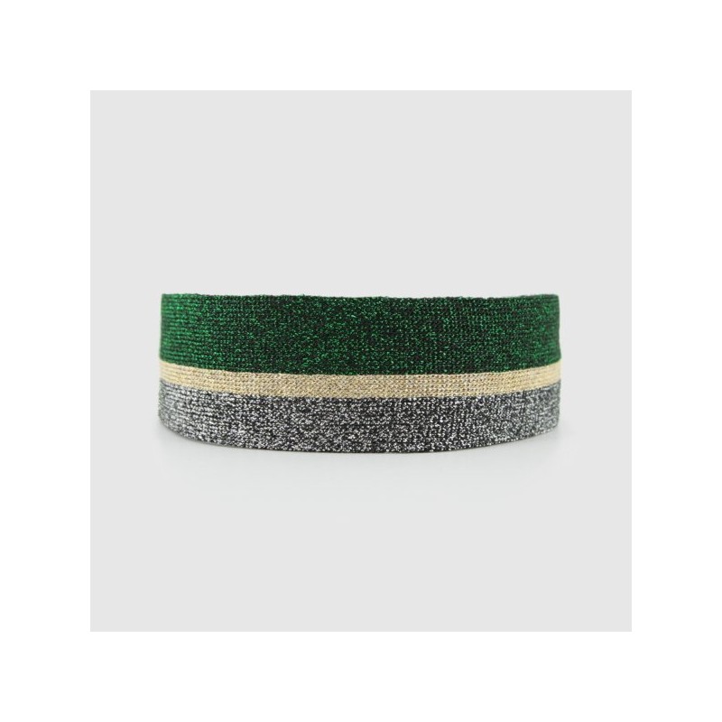 Lala 라라 트윙클 실버그린 헤어밴드(LALAH197) LALA Twinkle Silver Green Hairband