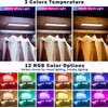 Under Cabinet Lights Wireless, 58-LED Rechargeable Motion Sensor Closet Lights