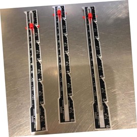 DOITOOL 3pcs Button Positioning Fixed Ruler Handmade DIY Measuring Tool for Accurate Button Margins Material Metric Scales Practical for Sewing and Crafting Random Color