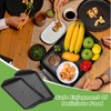 2 Pcs Large Non Slip Serving Tray with Grippy Dots,