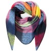Gloop Women's Scarf XXL Knitted Triangle Scarf Neckerchief Triangle Scarf
