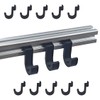 tsimiuk 10PCS Aluminum Extrusion Tool-Free Hook for 3030 3060 T-Slot