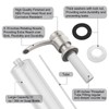 SAMODRA Kitchen Sink Soap Dispenser, Brushed Nickel Soap Dispenser,ABS Dispenser