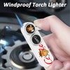 Mini Jet Torch Lighter Rocker Arm Inflatable Lighter Pocket Torch