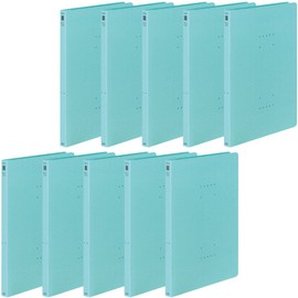 Kokuyo Files Flat File NEOS A4 10 Count Turquoise Blue F-NE10BX10
