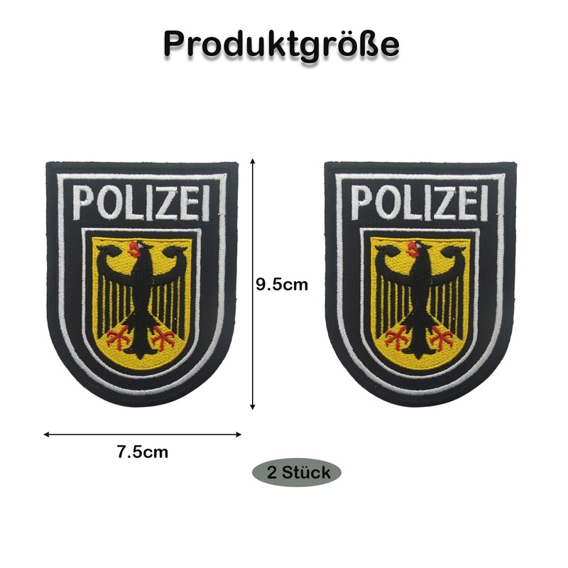 Pack of 2 Velcro Patches Velcro Patches for Vest, Jacket,