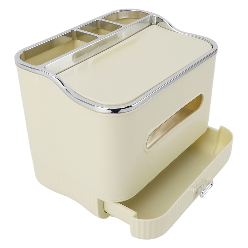 Tissue Box Organizer Multifunctional PP Plastic Space Saving Portable for