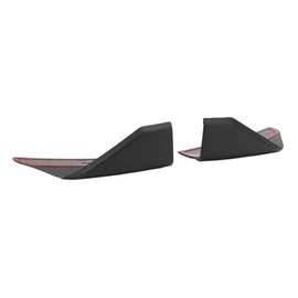 Front Bumper Lip ABS Corner Spoiler Winglet 1 Pair Left Right for Car Tuning, Sporty Look and Various Vehicles