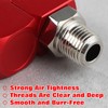 LEONTOOL 2 Pack Swivel Air Fittings 1/4" NPT 360 Degree