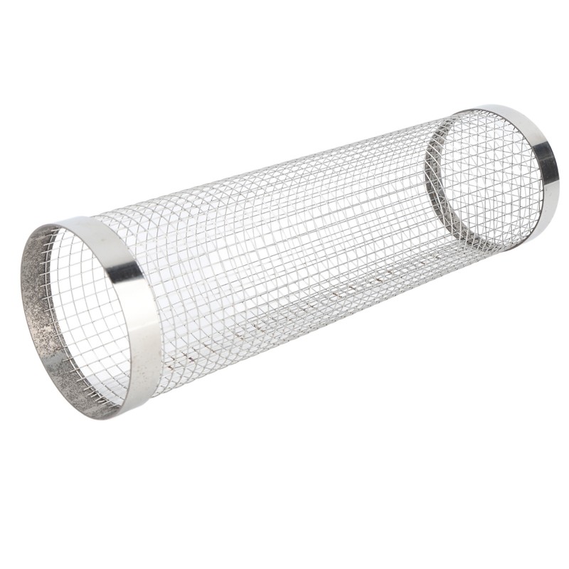 Barbecue Grilling Basket Cylinder Shaped Mesh Wire 304 Stainless Steel