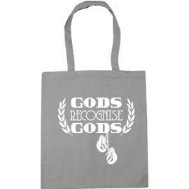 Hippowarehouse Gods Recognise Gods Tote Shopping Gym Beach Bag 42cm x38cm, 10 litres