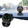 KUQUTIDY Car Compass Ball with Bottom Stick, Compass for Car